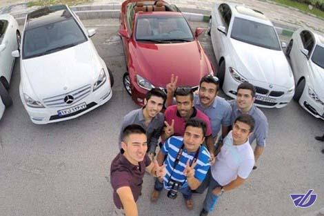 فخرفروشی آلمانی‌سواران در تهران + تصویر