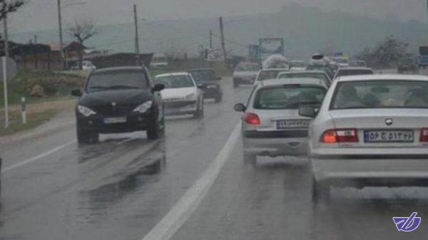 بارش باران و مه گرفتگی در برخی محورهای کشور
