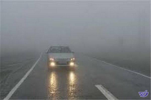 مه گرفتگی و کاهش دید در ۴ محور مواصلاتی کشور