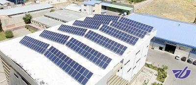 افتتاح نیروگاه خورشیدی ۱۰۰ کیلوواتی