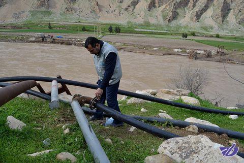 اتمام عملیات آبرسانی به روستاهای سیل‌زده لرستان