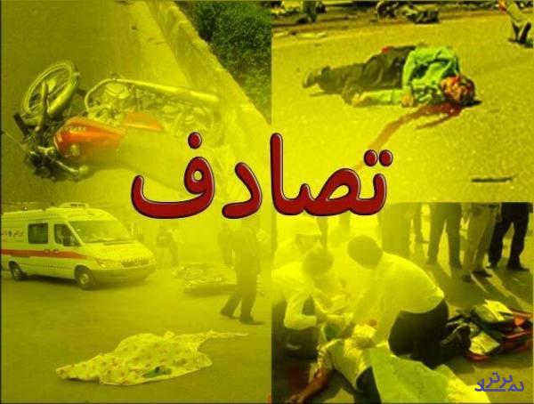 سه کشته و ۱۶ مصدوم در تصادف تریلی با اتوبوس در محور اهواز-آبادان