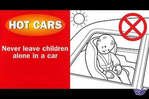 مرگ سالیانه 37 کودک داخل اتومبیل های پارک شده بر اثر گرمای در آمریکا!