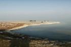 خطر گسترش کانون گرد و غبار در حاشیه دریاچه ارومیه + فیلم